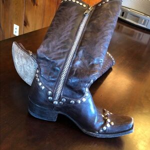 Old Gringo Tan Leather Cowboy Boots